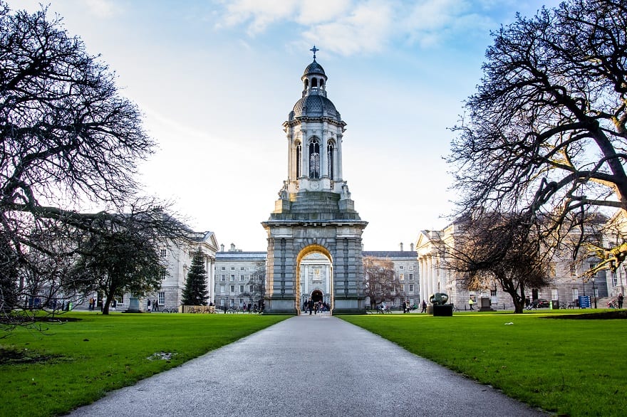 Moving to Ireland - Bell Tower in Trinity College, Dublin Ireland