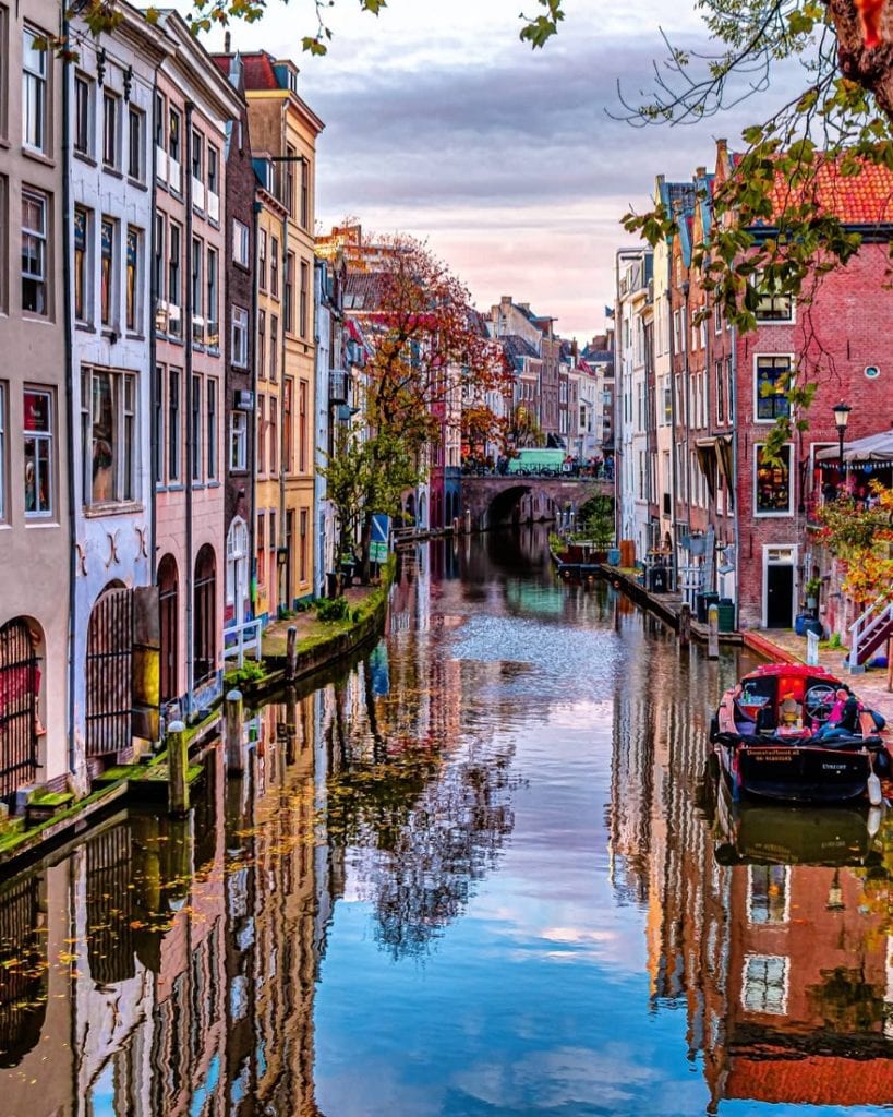 Best places to live in Netherlands - Houses on a canal in Utrecht