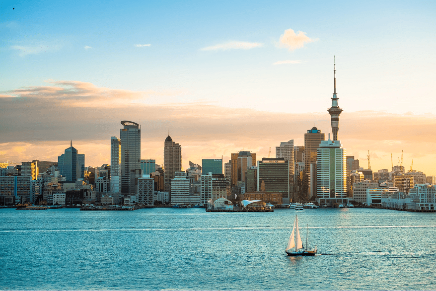 Moving to New Zealand - Auckland Skyline