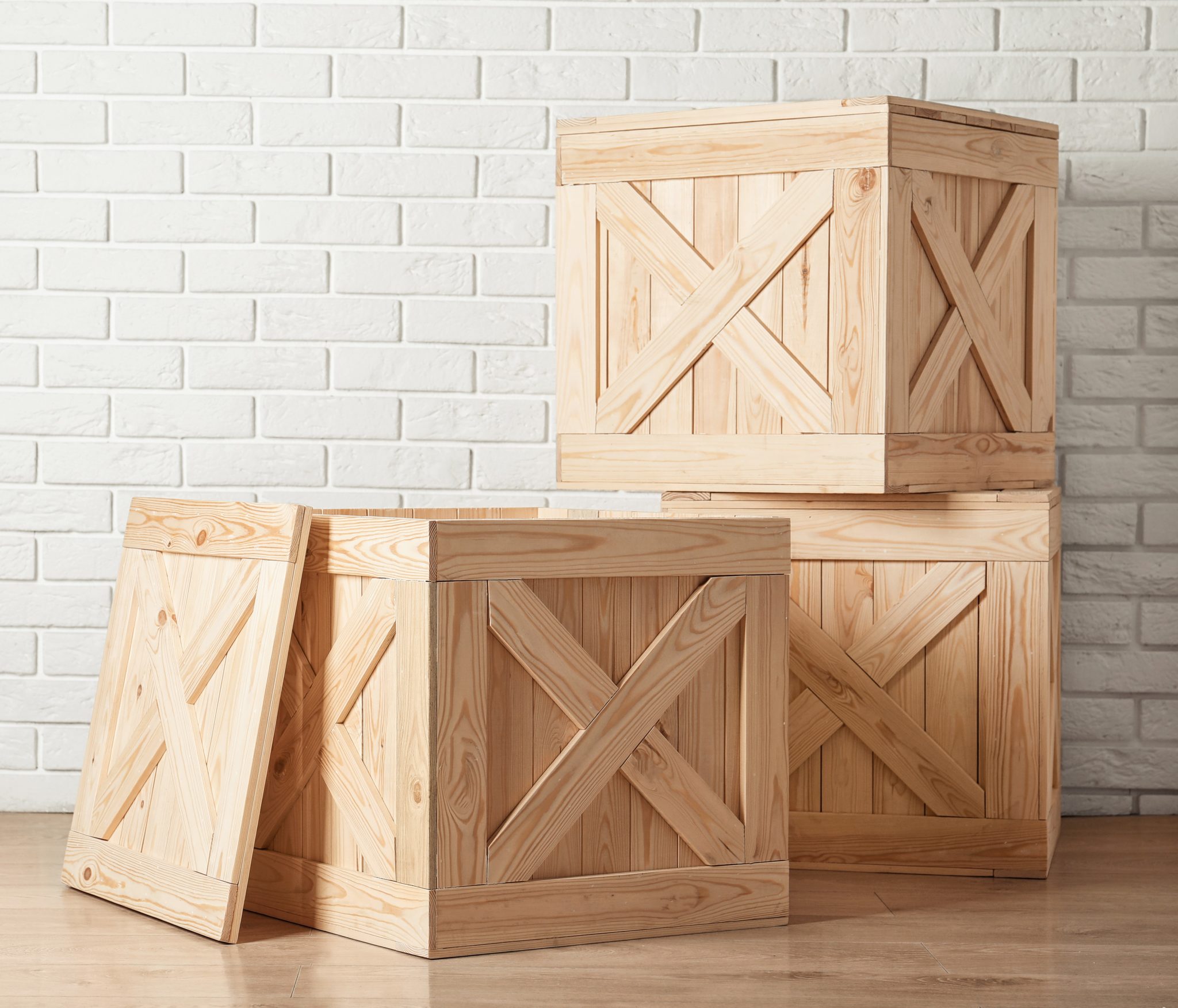 Hidden Moving Costs and how to avoid them - Wooden crates on floor